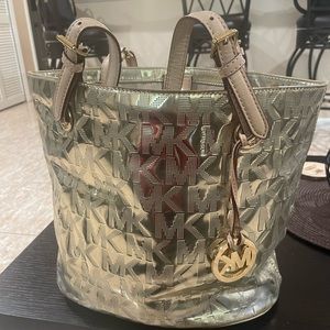 Michael Kors Gold Medium Tote